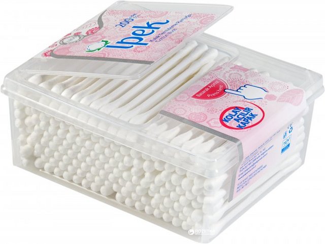 Ватні палички Ipek 200шт/уп. (8691275000806)